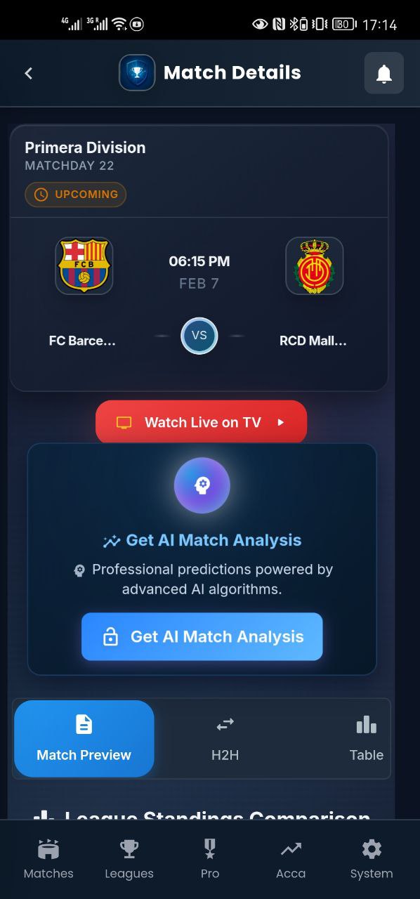 FC Analyze Pro App